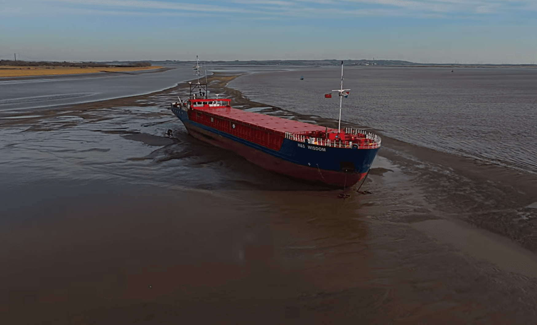 Why a stranded Dutch cargo ship crew is getting sweets from British locals