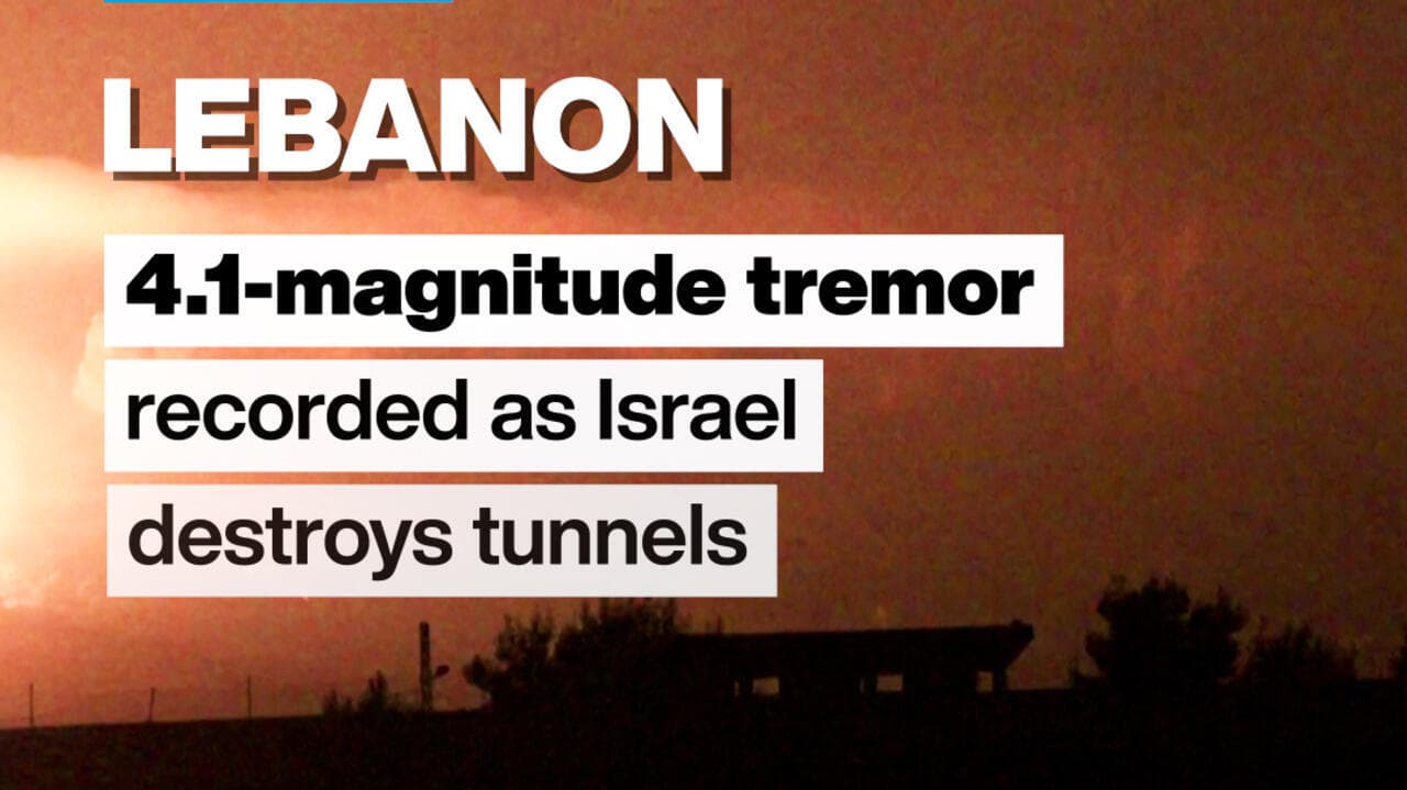 Israel demolishes Hezbollah tunnels beneath Ali al-Taher ridge in Lebanon Israel demolishes Hezbollah tunnels beneath Ali al-Taher ridge in Lebanon