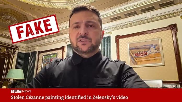 Ukrainian presidency dismisses claims linking stolen Cézanne to Zelenskyy Ukrainian presidency dismisses claims linking stolen Cézanne to Zelenskyy