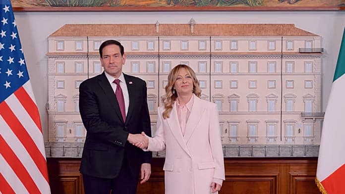 Us secretary of state discusses hormone mission with italian officials Us secretary of state discusses hormone mission with italian officials