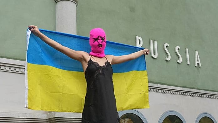 EU criticises reopening of Russian pavilion at Venice Biennale, calls for funding halt