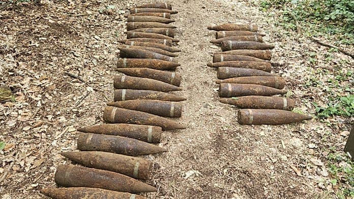 Berlin LKA units uncover 59 unexploded Second World War shells in Pankow