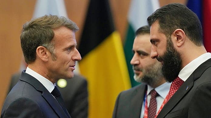Macron visits Syria to discuss security and investment opportunities