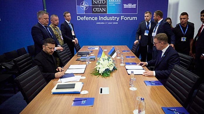 Estonia and Ukraine sign agreement to enhance defence industry cooperation Estonia and Ukraine sign agreement to enhance defence industry cooperation