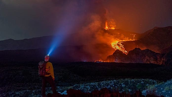 Hiker rescued from Rocca Capra area of Mount Etna in Italy Hiker rescued from Rocca Capra area of Mount Etna in Italy