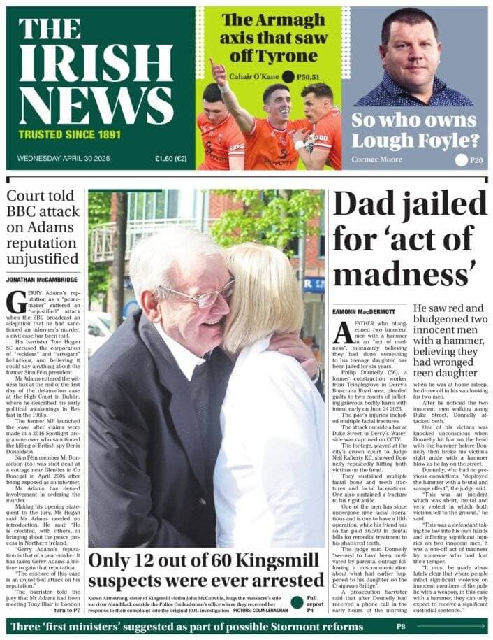 Gerry Adams legal case against BBC due before Dublin court