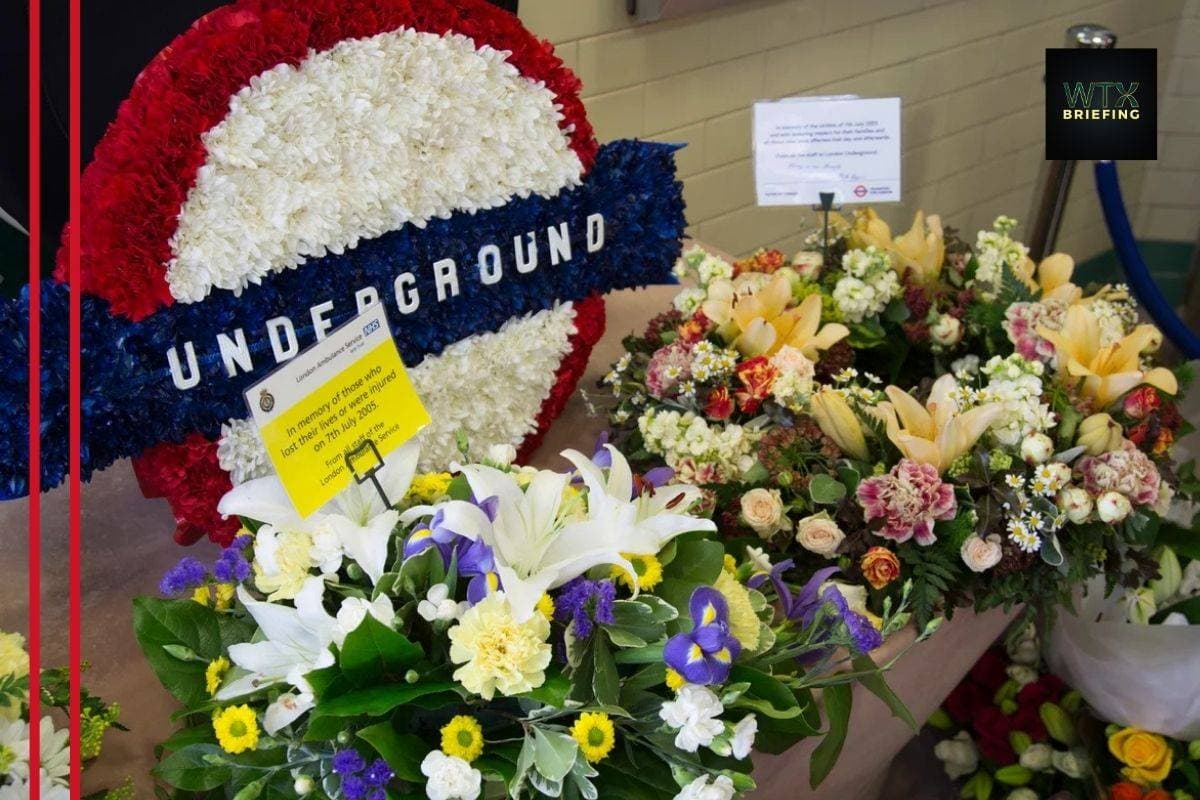 Tributes To Victims Of 7 July Terror Attacks On 20th Anniversary