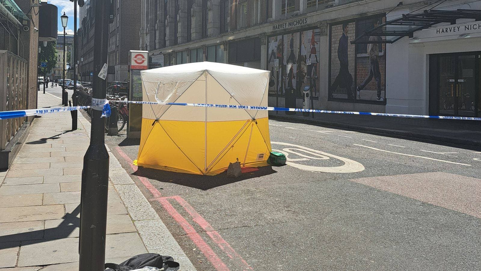 Man stabbed to death near five-star hotel in central London