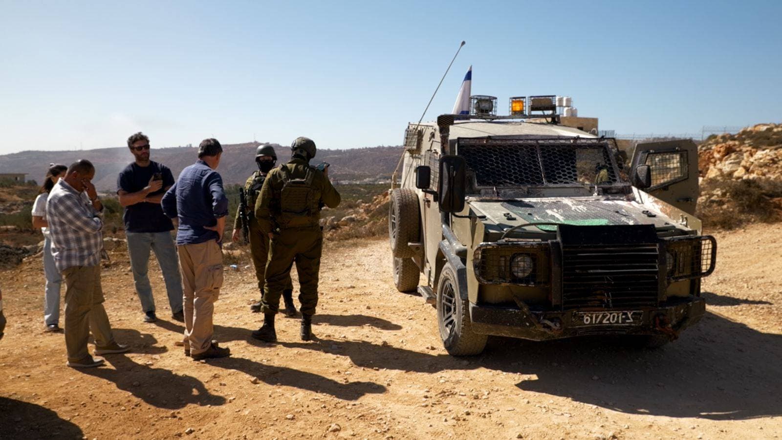 Defiance in the West Bank despite encroaching threat from 'unwanted neighbours'