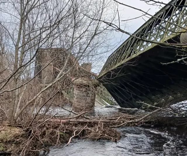 Historic 140-Year-Old Railway Bridge Beloved by Walkers Falls into River Spey