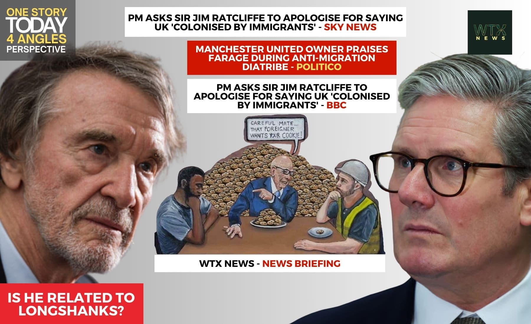 PM Demands Apology from Sir Jim Ratcliffe Over ‘Colonised by Immigrants’ PM Demands Apology from Sir Jim Ratcliffe Over ‘Colonised by Immigrants’