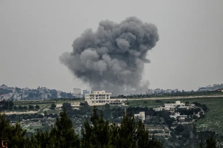 Israel Orders Evacuations in Southern Lebanon with bulldozers moving in Israel Orders Evacuations in Southern Lebanon with bulldozers moving in