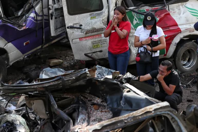 Twenty killed in Colombia highway bombing linked to narco-terrorists Twenty killed in Colombia highway bombing linked to narco-terrorists