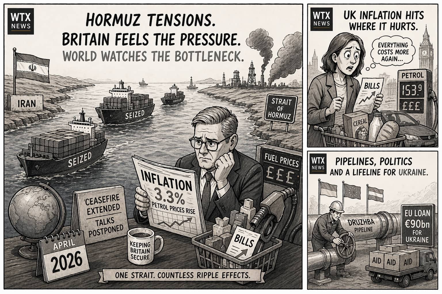 Britain, bills and the bottleneck at Hormuz