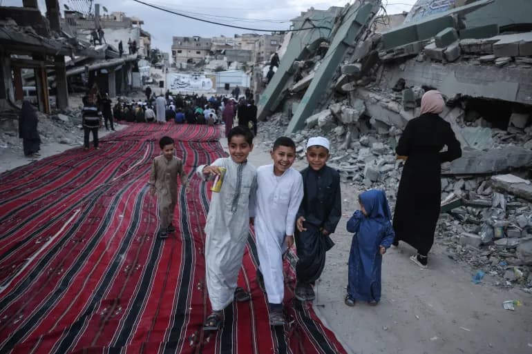 Eid celebrations in Gaza seen as a form of resistance after attacks Eid celebrations in Gaza seen as a form of resistance after attacks