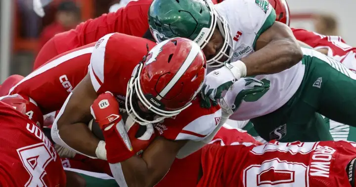 Roughriders defeat Stampeders 40-37 in overtime with winning touchdown Roughriders defeat Stampeders 40-37 in overtime with winning touchdown