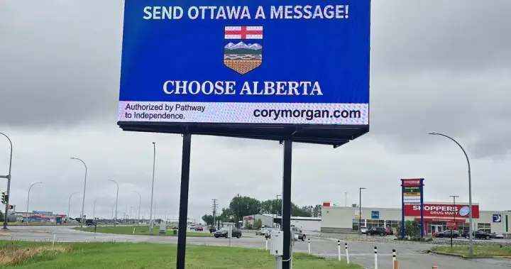 Pro-separation billboard in Alberta town remains posted after deadline Pro-separation billboard in Alberta town remains posted after deadline