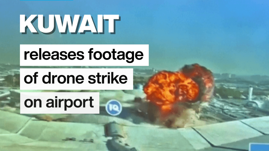 Kuwait releases CCTV footage of deadly drone strike at airport