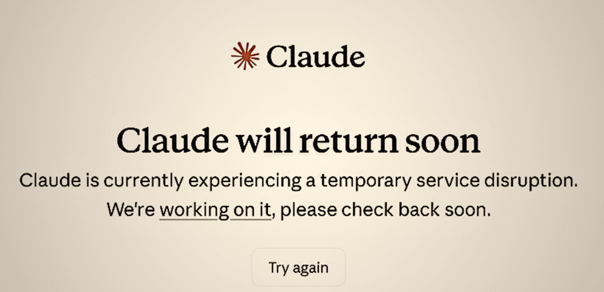Anthropic experiences major outage affecting Claude AI chatbot services