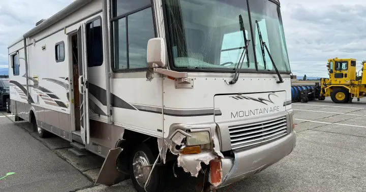 Man charged after driving motorhome onto Abbotsford airport runway Man charged after driving motorhome onto Abbotsford airport runway