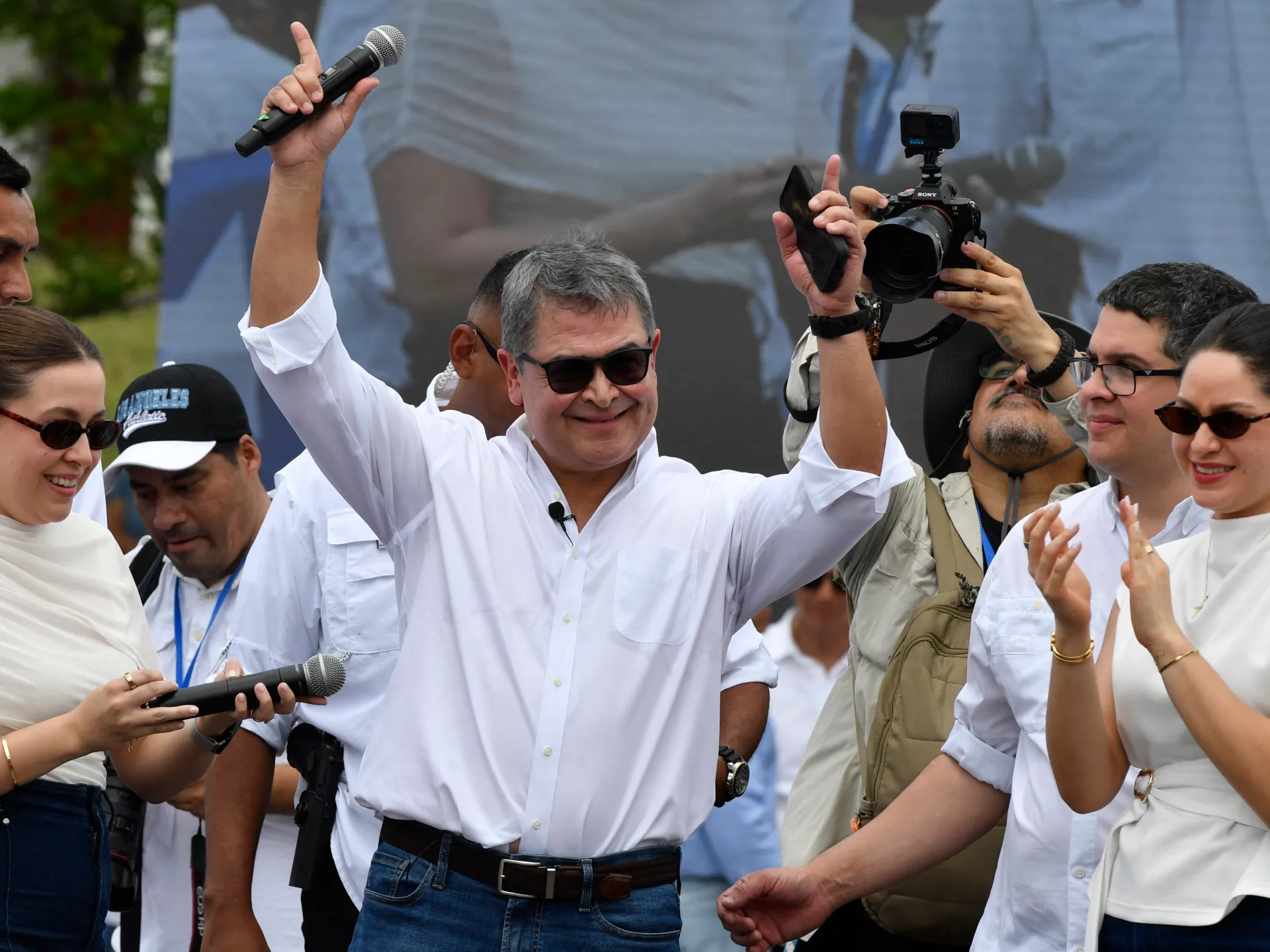 Former President Hernandez returns to Honduras after Trump pardon Former President Hernandez returns to Honduras after Trump pardon
