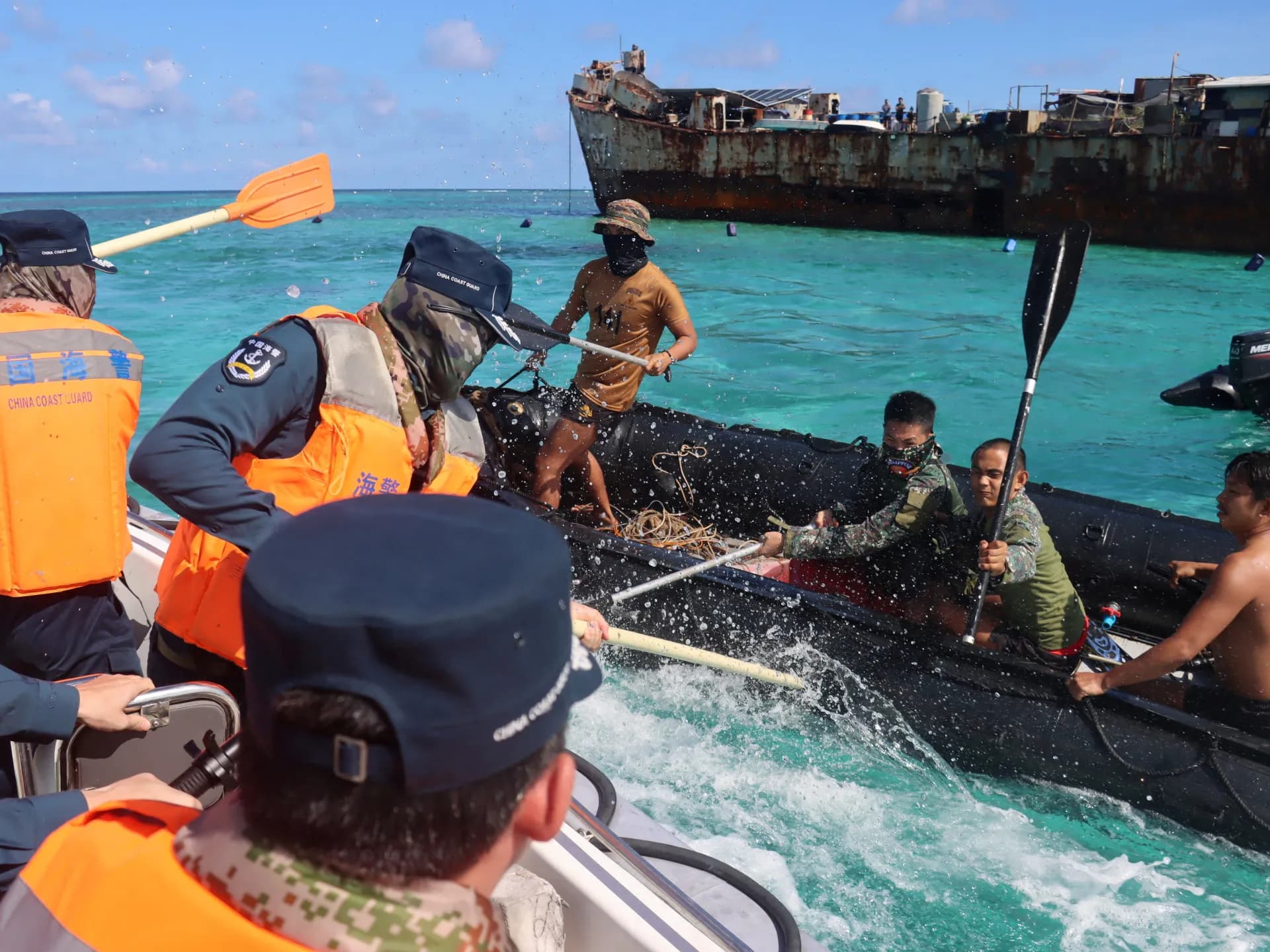 China and Philippines exchange blame after sailor injured in sea incident China and Philippines exchange blame after sailor injured in sea incident
