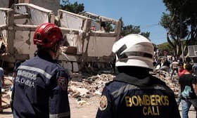 Colombia hit by 7.4 magnitude earthquake with at least 132 fatalities Colombia hit by 7.4 magnitude earthquake with at least 132 fatalities