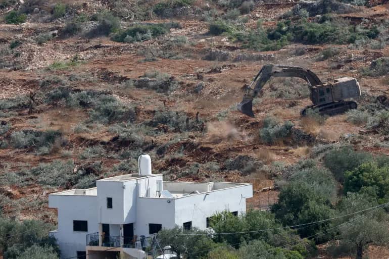 Israel bulldozes Palestinian-owned olive groves near Ramallah ahead of harvest