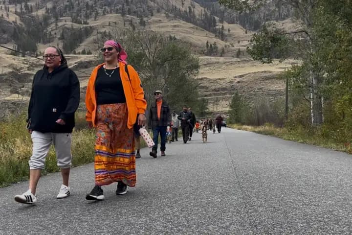 Mary Louie reflects on her residential school experience and early Orange Shirt Day observance