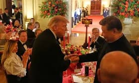 Trump hosts Xi Jinping at state dinner amidst rising US-China tensions Trump hosts Xi Jinping at state dinner amidst rising US-China tensions