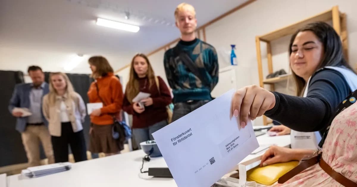 Centre-left opposition bloc leads in Swedish general election exit poll Centre-left opposition bloc leads in Swedish general election exit poll