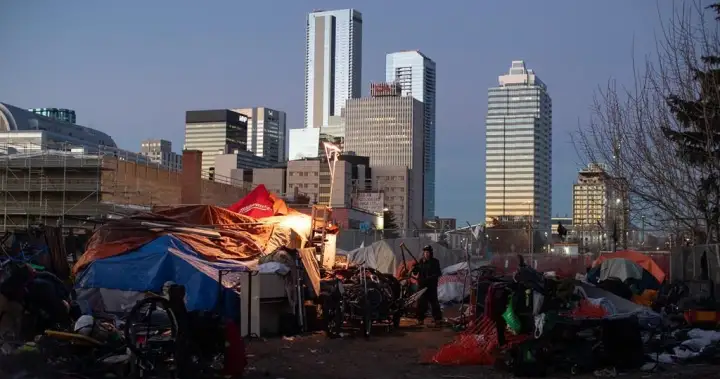 Debate over dedicated encampment sites for the homeless in Edmonton's river valley