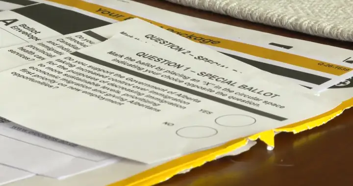 Thousands of mail-in ballots for Alberta referendum invalid due to errors