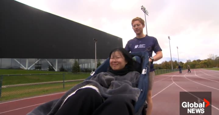 Montreal couple runs marathon together after ALS diagnosis Montreal couple runs marathon together after ALS diagnosis