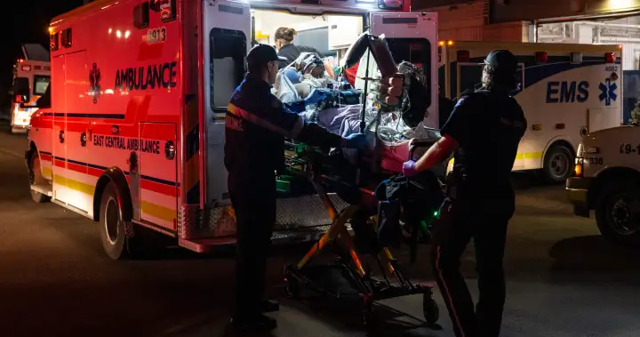 Seven dead and dozens injured in explosion and fire at CFB Wainwright