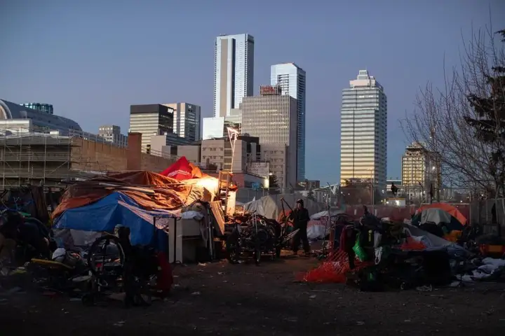 Debate over dedicated encampment sites for the homeless in Edmonton's river valley