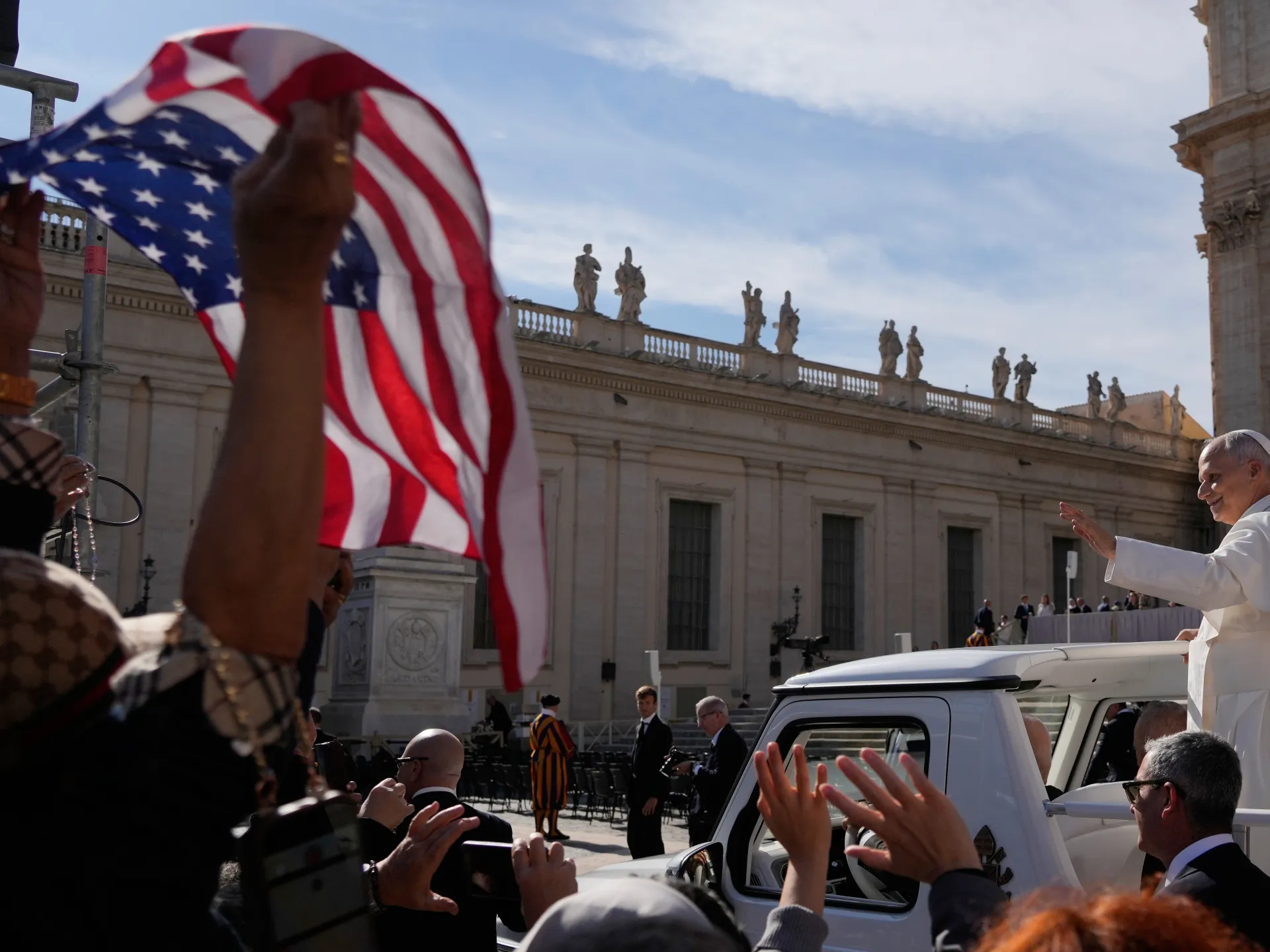 Pope Leo becomes first pontiff to vote in US general election in Chicago Pope Leo becomes first pontiff to vote in US general election in Chicago