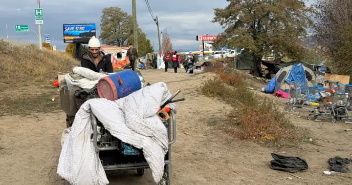 Eviction of residents from Penticton's Fairview homeless encampment begins Eviction of residents from Penticton's Fairview homeless encampment begins