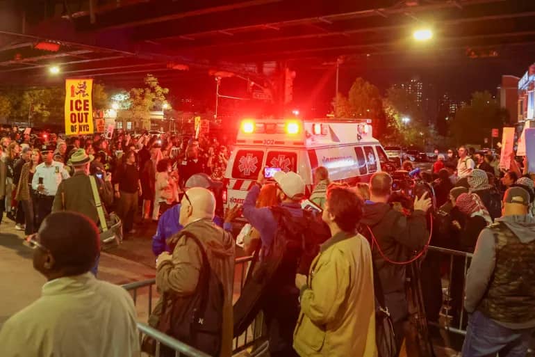 ICE agent shoots man in car with child present in New York, says mayor