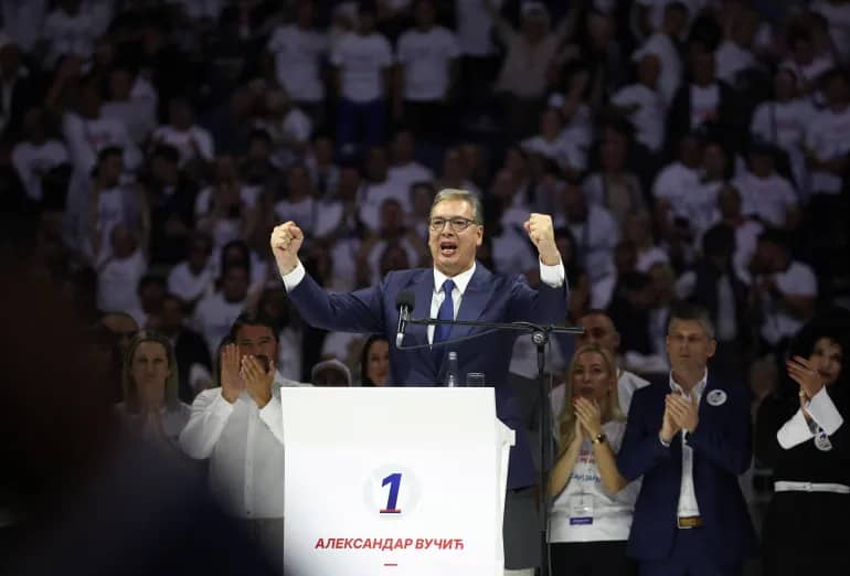 Vucic launches campaign for prime minister ahead of Serbian elections