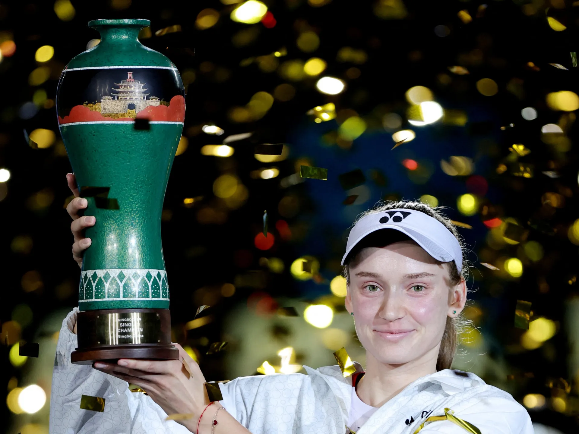Elena Rybakina wins Ningbo Open, secures first trophy as world number one Elena Rybakina wins Ningbo Open, secures first trophy as world number one